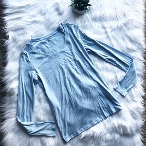 BRAND NEW Long Sleeve Crew Neck Tee (Lt. Blue)